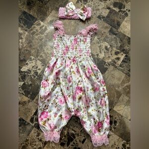 4/30$ NWT SHEIN rompers floral size 6-9 months